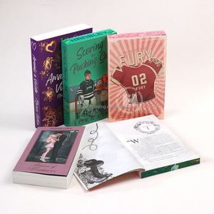 Sert kapak renkli kitap baskı hizmeti ciltli roman özel püskürtülür kenarları kitap baskı - Product Image 3