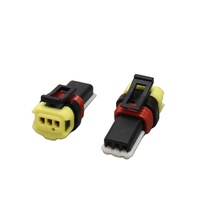 Connecteur Électrique Automobile Femelle Étanche Honha 3 Broches avec Contact en Laiton PA66, Modèle 12V 936527-2