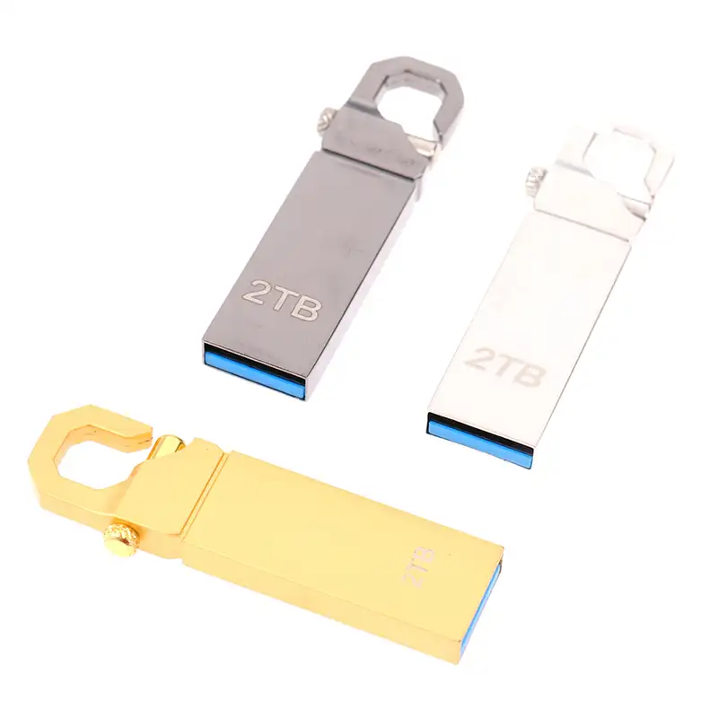 Nuova chiavetta USB ad alta velocità unica in metallo 3.0 da 2TB U Disk memoria esterna Memory Stick