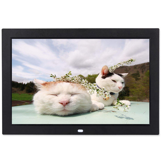 13 Inch FHD IPS Screen Digital Photo Frame 13.3 Inch Electronic Digital Video Picture Loop Advertising Player with HD-MI USB SD
