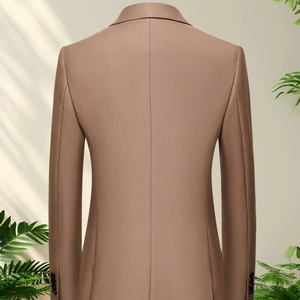Di alta qualità professionale professionale da uomo doppiopetto classico britannico Business formale abito da uomo gentiluomo 2 pezzi - Product Image 4