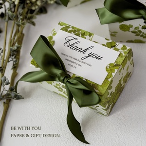 Elegante Wiederverwendbare Dankeschön-Hochzeitsgeschenkbox mit Seidenband-Schleife Luxuriöse Verpackung für Schokolade, Kekse und Süßigkeiten für Festliche Anlässe - Product Image 4