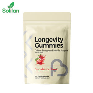 סוליין OEM מותג פרטי סוכריות גומי אורוליתין למבוגרים נוגדי חמצון תמיכה חיסונית שיפור חילוף החומרים אנרגטי ויטמינים 60 תוספים - Product Image 1