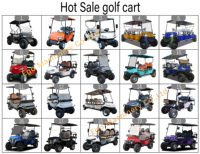 Voiturette de golf électrique personnalisable, homologuée route, 4 places, 72V, batterie lithium, certifiée CE, autonomie 100km, pour le tourisme - En promotion