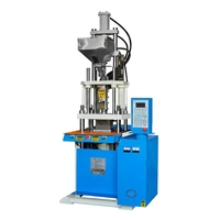 Machine de moulage par injection verticale intelligente Huaguan PLC TW-150 compatible PET, haute pression, précision, usage en laboratoire, petite taille