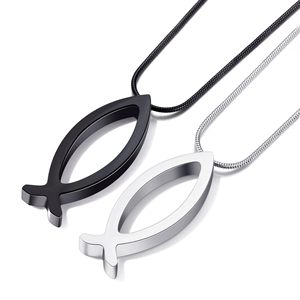 Collar con colgante <span class=keywords><strong>de</strong></span> pez Jesús <span class=keywords><strong>de</strong></span> acero inoxidable Unisex, cadena <span class=keywords><strong>de</strong></span> serpiente dorada para <span class=keywords><strong>Amazon</strong></span>, nuevo lanzamiento, patrón <span class=keywords><strong>de</strong></span> mariposa hueca, budismo - Product Image 1
