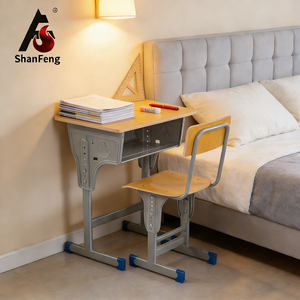 Ensemble table et chaise de salle de classe d'école simple Vente de meubles d'étudiant pour l'école primaire Populaire par les clients de nombreux pays - Product Image 1