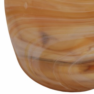 Vaso ovale in vetro con finitura effetto marmo per l'arredamento del soggiorno - Product Image 5