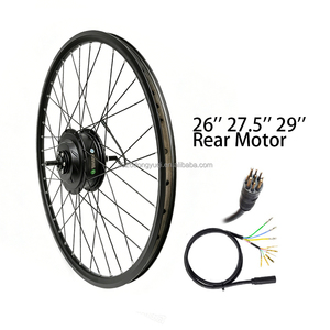 <span class=keywords><strong>Kit</strong></span> de Conversión de <span class=keywords><strong>Bicicleta</strong></span> Eléctrica con Motor de Rueda Trasera de 36V 48V 500W para Bicicletas de 26 27.5 28 29 Pulgadas - Product Image 2