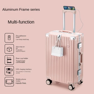 Maleta con Ruedas Giratorias Multifuncional de Alta Gama con Marco de ABS, Ruedas Universales Antirrobo, Caja de Seguridad con Contraseña para <span class=keywords><strong>Viajes</strong></span>, para Hombre y Mujer - Product Image 6