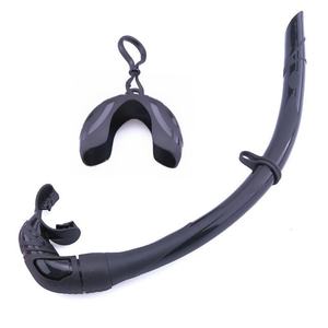 Model SNK500 <b>Tube</b> Clip Portable Soft Foldable Roll Hard Shell Adult <b>Silicone</b> Swimming Snorkeling Wet Breathing <b>Tube</b> Shenzhen - Product Image 1