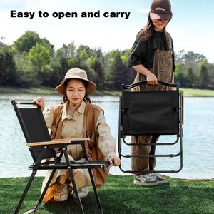 كرسي كرميت خارجي قابل للطي في الهواء الطلق للنزهات السياحة الكربونية القابلة للطي في التخييم - Product Image 4