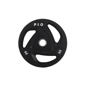 Placa de peso con revestimiento de goma <span class=keywords><strong>ziva</strong></span> para gimnasio/hogar, logo oem, barata, negra - Product Image 1