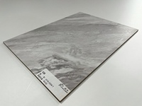 Feuille de mélamine 1220X2440 Mdf Marbre écologique PET Appartement moderne Panneau de contreplaqué laminé