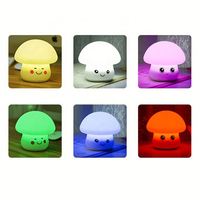 Lampe champignon de Noël pour la décoration de la chambre à coucher Gadgets pour la maison intelligente Veilleuse à capteur tactile Chien