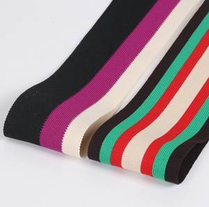 Trong kho nhiều màu Jacquard dệt kim đàn hồi trang trí Băng dọc dệt kim xương cá Fleece <span class=keywords><strong>Webbing</strong></span> cho quần áo quần thiết kế - Product Image 3