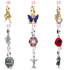 Joyería de Plata 925 Original, Colgante de Plata de Ley de Alta Calidad, Brazalete de Moda DIY - Product Image 3