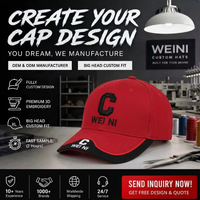 Cappellino da Baseball Vintage Bicolore con Logo Ricamato 3D, Cappello in Cotone Stile Papà, Personalizzabile per Sport all'Aperto
