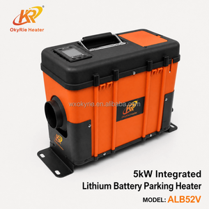Chauffage diesel portable OkyRie 5 kW <span class=keywords><strong>avec</strong></span> écran LCD TFT, batterie lithium intégrée, ultra silencieux pour <span class=keywords><strong>camping</strong></span>-<span class=keywords><strong>car</strong></span>, caravane, chantier, tente - Product Image 1
