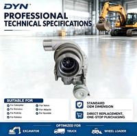 Turbocompresseur haute performance DYN 352-2396, pièce de rechange pour moteurs de machines de construction CAT 120K 12K 140K