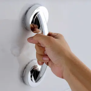 Anti-Rutsch-Kunststoff-Dusch griff Saugnapf-Dusch griff, Saugnapf-Handlauf für Badezimmer glastür