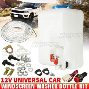 12V <b>Car</b> Windshield <b>Washer</b> Bottle Kit Water Tank <b>Washer</b> Reservoir Pump Bottle Kit Universal Windscreen Wiper Assembly - Product Image 1