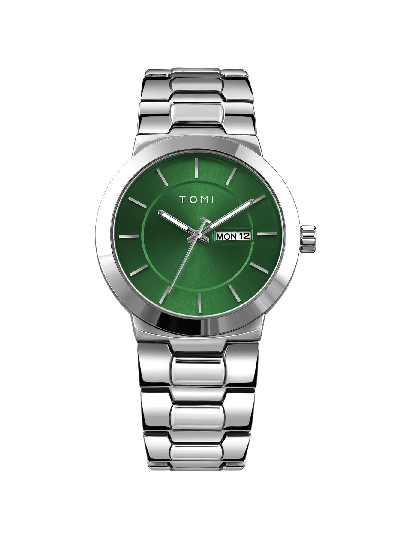 TOMI Luxury Men's Business Watch - Double Calendar Quartz