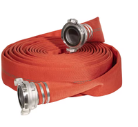 Tuyau d'incendie flexible en PVC à double gaine Guangbo Fire Equipment, rouge, plat, pour jardin, 1"-8", avec réduction fournisseur