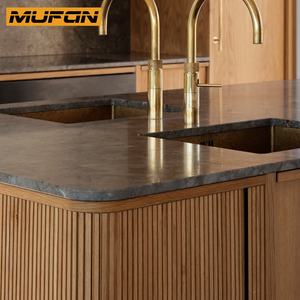 Muebles <span class=keywords><strong>de</strong></span> Cocina Japandi, Gabinetes <span class=keywords><strong>de</strong></span> Cocina Personalizados <span class=keywords><strong>de</strong></span> Madera <span class=keywords><strong>de</strong></span> Roble Blanco con Chapa <span class=keywords><strong>de</strong></span> Madera, Isla <span class=keywords><strong>de</strong></span> Cocina Acanalado con Cajón <span class=keywords><strong>de</strong></span> Cola <span class=keywords><strong>de</strong></span> Milano - Product Image 3