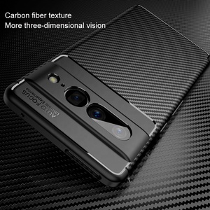 Funda trasera de TPU mate de piel de fibra de carbono, funda duradera para teléfono móvil para <span class=keywords><strong>Google</strong></span> <span class=keywords><strong>Pixel</strong></span> 9 Pro <span class=keywords><strong>7A</strong></span> 8A 7 8 9 - Product Image 2