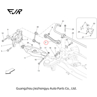Bras de suspension, biellette de direction réglable pour roue arrière pour Ghibli, Quattroporte 670007252 670006273 670007251 670002808