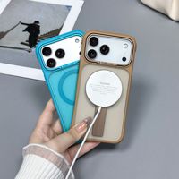Coque de téléphone magnétique rotative à 360 degrés pour iPhone 17 Pro Max 15 16 14 12 – Étui antichoc avec support intégré