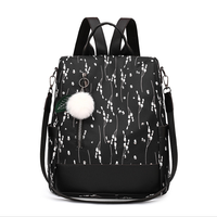 Sac à dos pour femme en tissu Oxford tendance, nouveau style, sac à main décontracté pour femme, sac d'école pliable pour une utilisation en extérieur