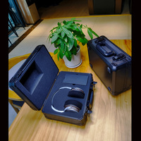 Boîte à outils en aluminium de gros, boîte à outils de rangement en aluminium, petite valise de voyage en aluminium