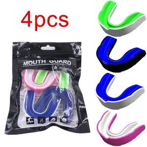 Protège-dents en EVA moulable pour la boxe, protection des dents absorbant les chocs pour adultes, protège-gencives pour le kickboxing, le muay thai et les sports de combat - Product Image 2