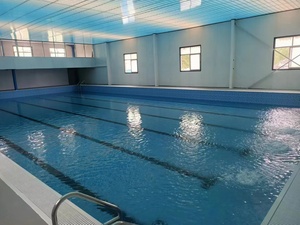 Piscina Infantil Prefabricada con Marco <span class=keywords><strong>de</strong></span> Acero Inoxidable, Duradera y Fácil <span class=keywords><strong>de</strong></span> Instalar para Uso en Interiores/Exteriores - Product Image 2