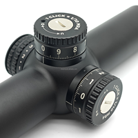 Lunette optique OEM ODM 1-10X28FFP Lpvo avec éclairage rouge, tube de 34 mm en alliage d'aluminium, 12 réglages de luminosité, accessoires de chasse