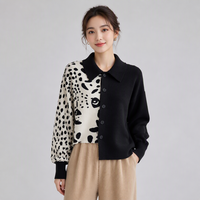 Atasan Leopard Lipit Elegan Profesional Siap Kirim Satu Ukuran, Cocok untuk Perjalanan