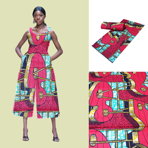 Ankara sáp vải cotton dệt sáp in thực sáp bông phi <span class=keywords><strong>Batik</strong></span> in thật khối chất lượng cao - Product Image 6