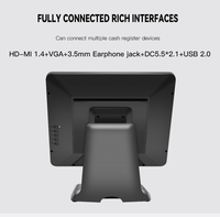 Kit de matériel POS 19 "Caissier Machine Écran tactile Affichage POS Logiciel Système Terminal Moniteur Boutique Imprimante Scanner Accessoire