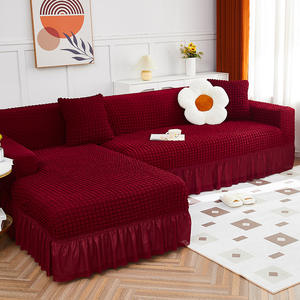 Housse de canapé 1_<span class=keywords><strong>2</strong></span>_<span class=keywords><strong>3</strong></span>_4 <span class=keywords><strong>places</strong></span> Housse de canapé pour salon Housse de canapé en forme de L élastique solide pour canapé <span class=keywords><strong>fauteuil</strong></span> - Product Image 1