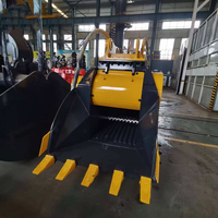 Godet hydraulique robuste pour gravier, attache pour pelle mécanique, chargeuse, outil de manutention de sable pour la construction et l'exploitation minière