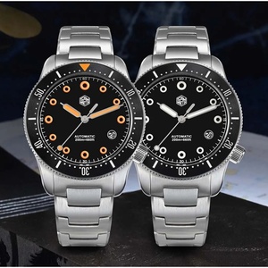 San Martin SN0142 Montre de plongée pour homme au design original, nouvelle collection, 39,5 mm, YN55, montres mécaniques automatiques, saphir, étanche 200 m, luminescente - Product Image 6