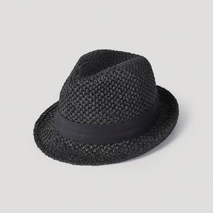 2025 New Arrival Summer Retro Paper Straw Fedora <b>Hat</b> Casual Holiday Travel Hand Crochet Straw <b>Hat</b> <b>for</b> Women Men - Product Image 6