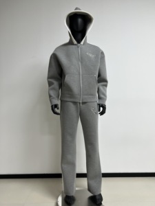 Các Nhà Sản Xuất Tùy Chỉnh Chạy Bộ Phù Hợp Với Phòng Tập Thể Dục Tập Thể Dục Thể Thao Lỏng Phù Hợp Với Tracksuit Chất Lượng Cao Baggy Sweatpants Và Hoodies Set - Product Image 3