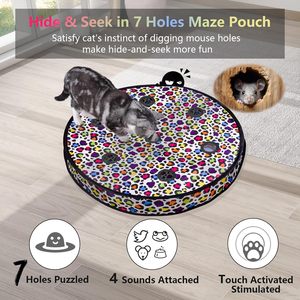 Balle interactive intelligente Orsda pour chats avec capteur tactile et 4 modes, jouet roulant automatique pour jeu en intérieur - Product Image 5