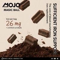 Friandises pour chiens et chats MOJO Meteor Latte, complément de fer lyophilisé