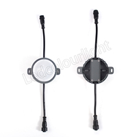 Source de lumière ponctuelle LED extérieure en aluminium 83mm DC24V 3W, lumière publicitaire RGB RGBW IP65, lumière ponctuelle LED DMX adressable