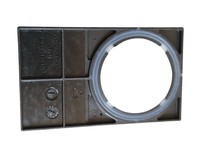 Base de Marco Portacarteles de 22 mm para PLC