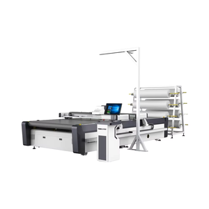 Nuevo rodillo de cortina de alimentación Digital, máquina cortadora de cuchillo oscilante Cnc de cuero de tela - Product Image 1
